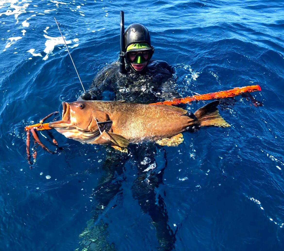 Eder García, sangre joven en la Pesca Submarina